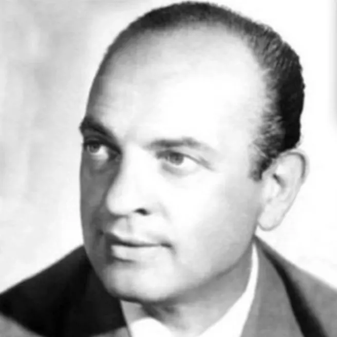 Ritratto d'archivio di Miguel Calò, direttore d'orchestra di tango argentino